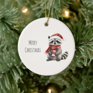 Weihnachtsmann-Hirsch-Hut Weihnachten Keramik Ornament