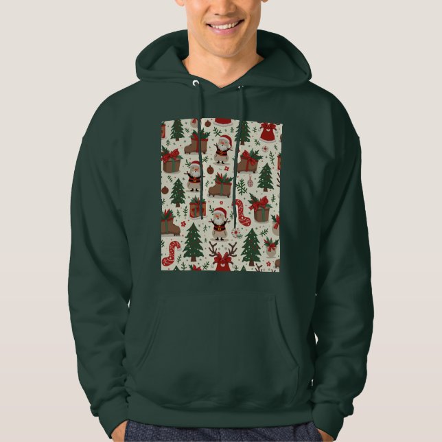 Weihnachtsmann Hoodie (Vorderseite)