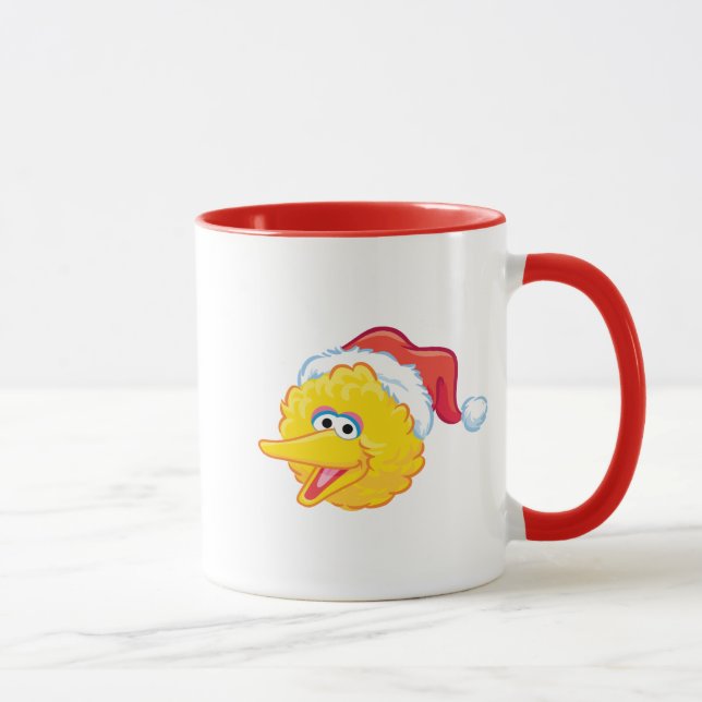 Weihnachtsmann Hut Big Bird Tasse (Rechts)