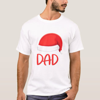 Weihnachtsmann-Hut passende Familie T-Shirt