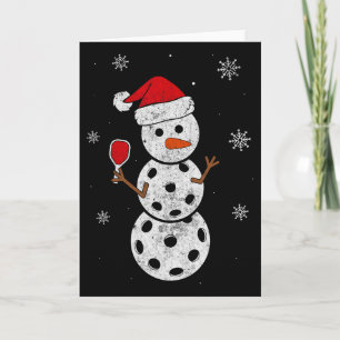 Weihnachtsmann Hut Schneemann Geschenke Für Xmas S Karte