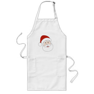 Weihnachtsmann-Illustration Lange Schürze