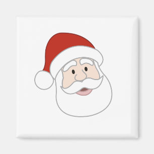 Weihnachtsmann-Illustration Magnet