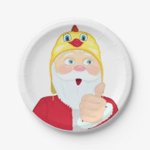 Weihnachtsmann im Hut, Daumen, Weihnachten