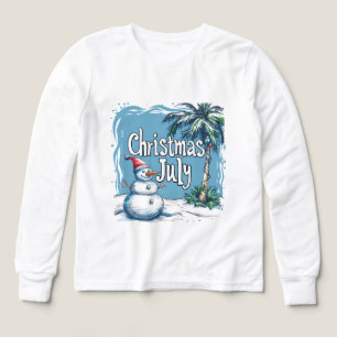 Weihnachtsmann im Juli Schneemann und Palmenbaum D