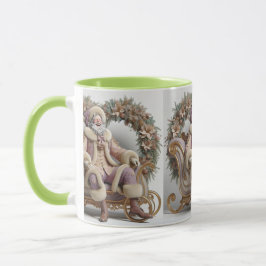 Weihnachtsmann im Schlitten, Weihnachten, Autor Na Tasse