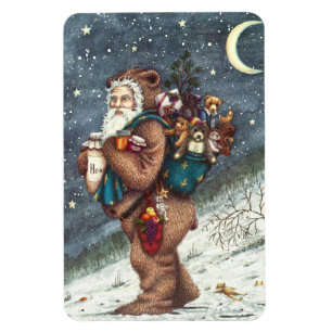 WEIHNACHTSMANN IM TÖSCHENANZUG, WEIHNACHTS-TÖSCHEN MAGNET
