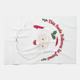 Weihnachtsmann im Vintage-Stil Dieser Weihnachtsma Handtuch