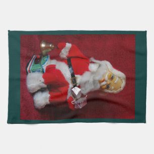 Weihnachtsmann im Vintage-Stil Handtuch