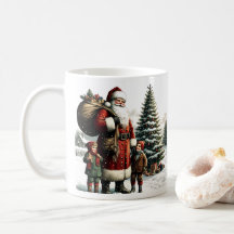 Weihnachtsmann im Vintage-Stil