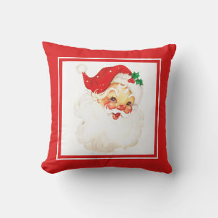 Weihnachtsmann im Vintage-Stil Kissen