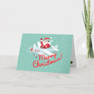 Weihnachtsmann im Vintage-Stil - Pilot Weihnachten