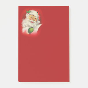 Weihnachtsmann im Vintage-Stil Post-it Klebezettel