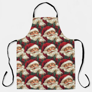 Weihnachtsmann im Vintage-Stil Weihnachten Schürze