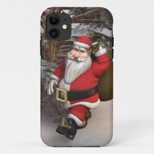 Weihnachtsmann im Wald Case-Mate iPhone Hülle