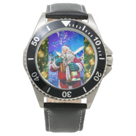 Weihnachtsmann im Winter eWatch Armbanduhr
