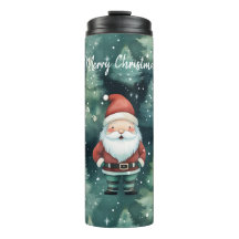 Weihnachtsmann in Aquarell -