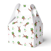 Weihnachtsmann in Grün und Rot