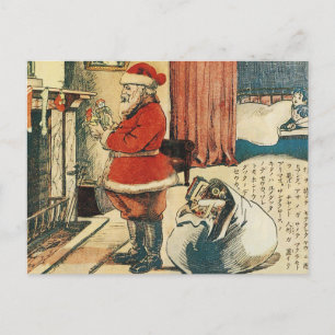 Weihnachtsmann in Japan, 1914 Weihnachtsmann in Ja Feiertagspostkarte