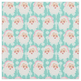 Weihnachtsmann in Pink Hat Weihnachten Stoff