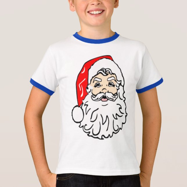 Weihnachtsmann in Red Hat T-Shirt (Vorderseite)