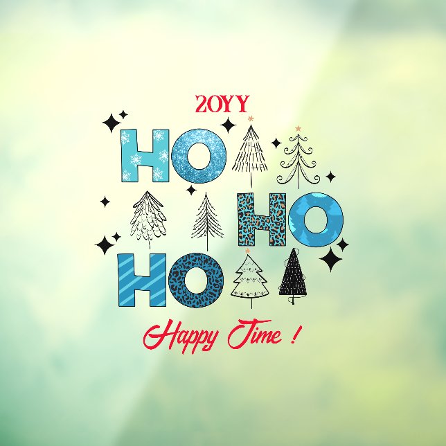 Weihnachtsmann individualisieren fensteraufkleber (Blatt 3)