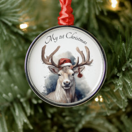 Weihnachtsmann, individuell anpassbar ornament aus metall