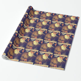 "Weihnachtsmann ist in den Krieg gegangen! " Geschenkpapier
