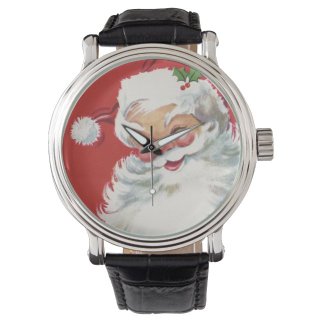 Weihnachtsmann, Jolly und Winking Armbanduhr (Vorderseite)
