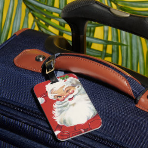 Weihnachtsmann, Jolly und Winking Gepäckanhänger