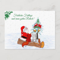 Weihnachtsmann Kaninchen Fox Eichhörnchen, Deutsch