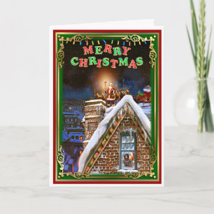 Weihnachtsmann Karte