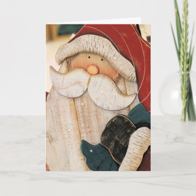 Weihnachtsmann Karte (Vorderseite)