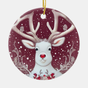 Weihnachtsmann-Keramik Keramik Ornament