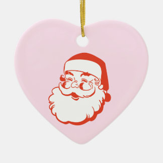 Weihnachtsmann keramik ornament
