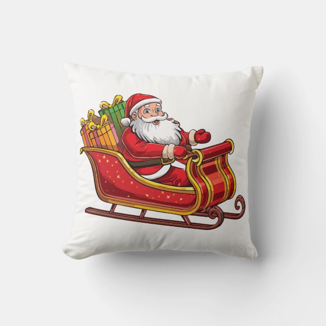 Weihnachtsmann Kissen (Vorderseite)