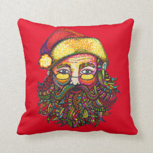 Weihnachtsmann Kissen