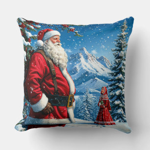 Weihnachtsmann Kissen