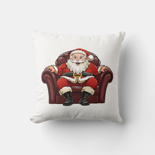 Weihnachtsmann Kissen (Vorderseite)