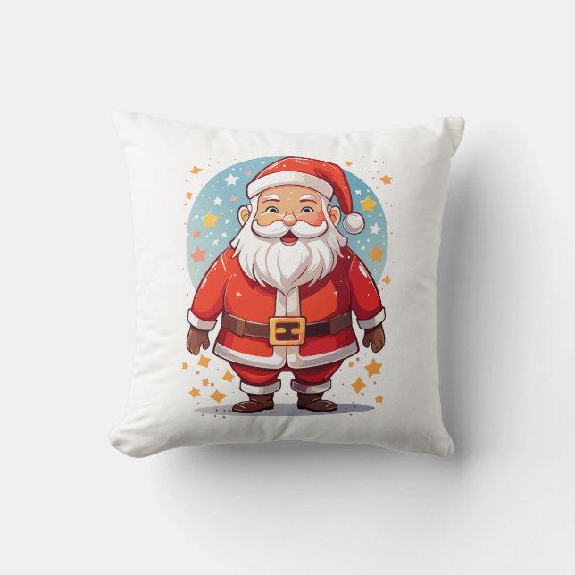 Weihnachtsmann Kissen (Vorderseite)