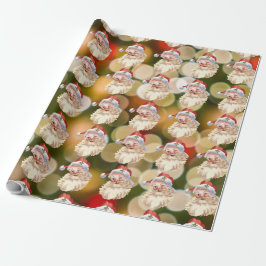 Weihnachtsmann-Klassiker Geschenkpapier