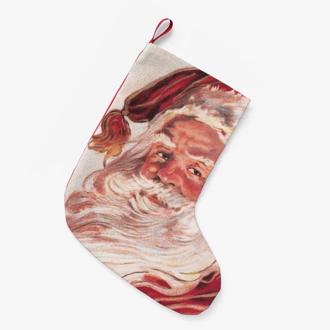 Weihnachtsmann Kleiner Weihnachtsstrumpf (Vorderansicht (hängend))