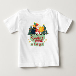 Weihnachtsmann kommt in die Stadt  Baby T-shirt