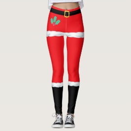 Weihnachtsmann-Leggings Leggings