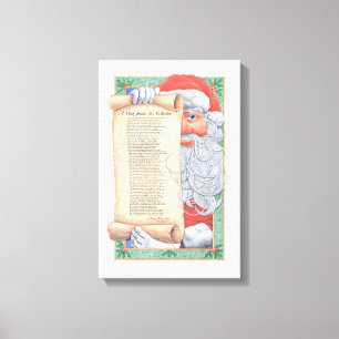Weihnachtsmann Leinwanddruck