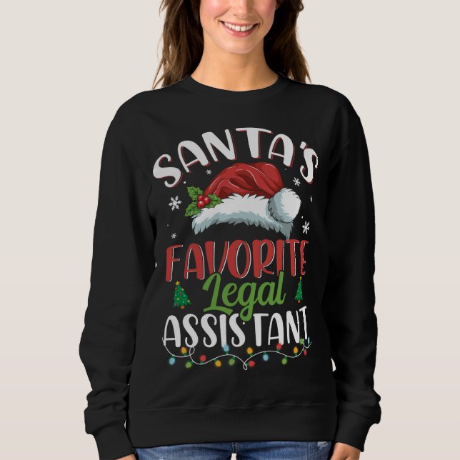 Weihnachtsmann, Lieblingsjurist Sweatshirt (Vorderseite)