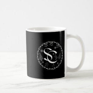 Weihnachtsmann-Logo-Design Kaffeetasse