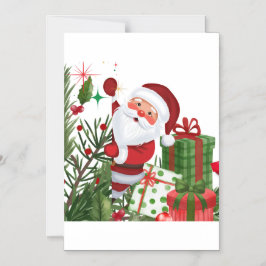Weihnachtsmann Magneteinladung