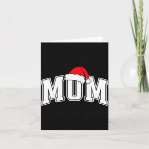 Weihnachtsmann-Mama Weihnachten passende Familie X Karte