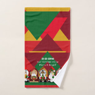 Weihnachtsmann Merry und heller Weihnachtsmann Car Handtuch
